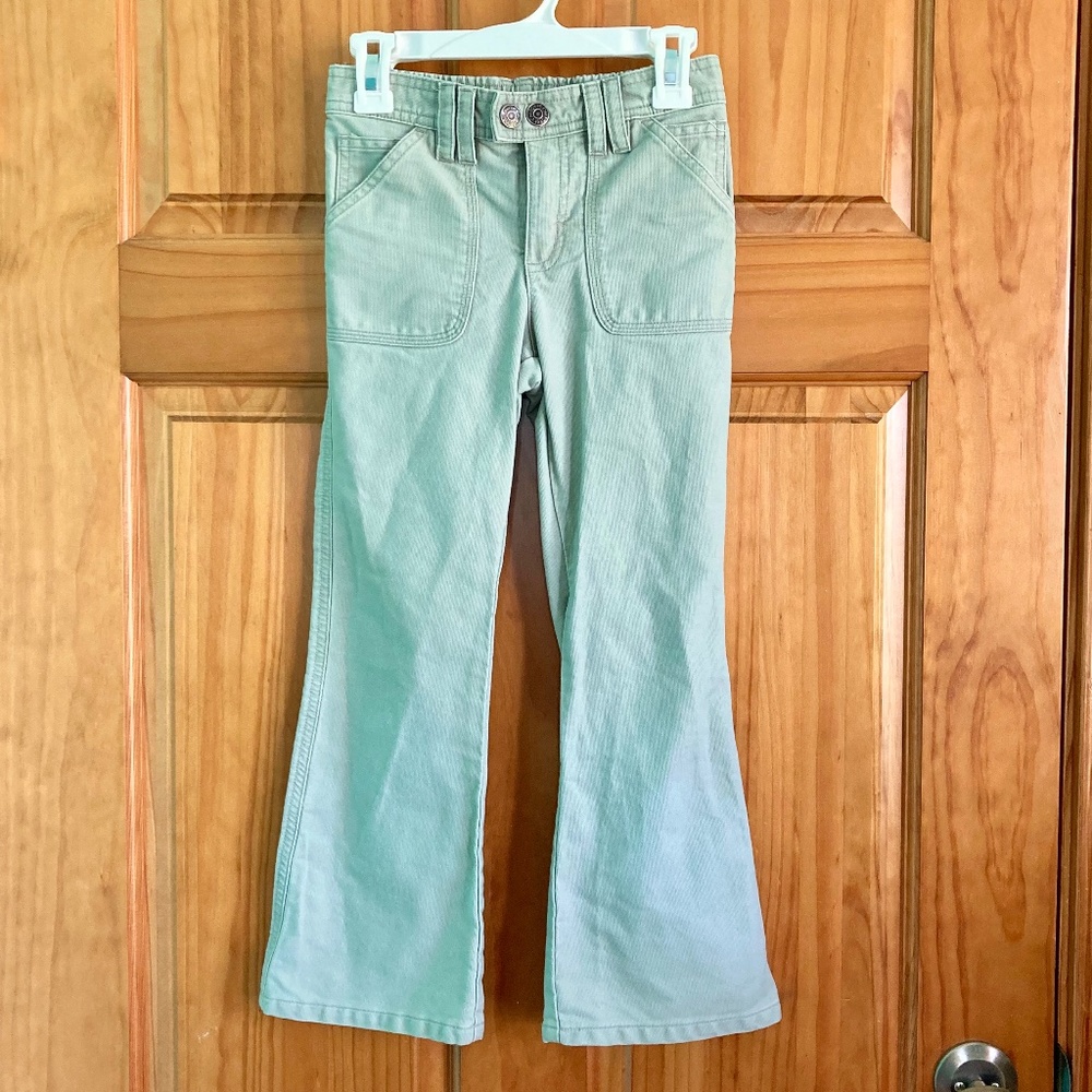 Girls size 6 Cherokee light green pants